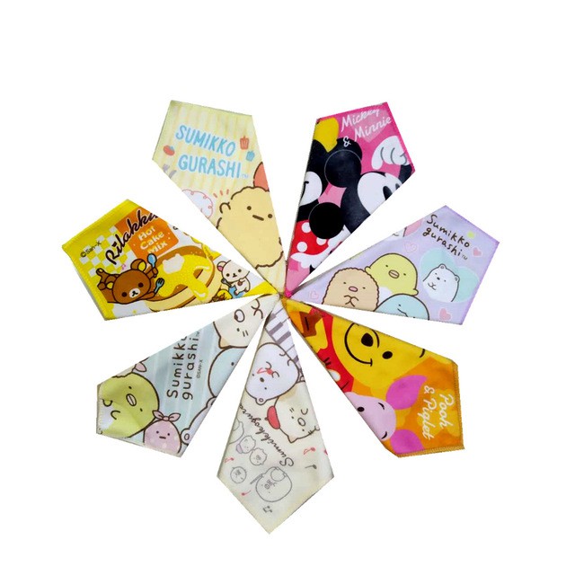 ❤️ Dụng Cụ Vệ Sinh Chuyên Dụng Chất Lượng Cao❤️Sumikkogurashi Khăn Vuông Nhỏ Xinh Kiểu Hoạt Hình Đáng Yêu Cho Bé Mẫu Giáo