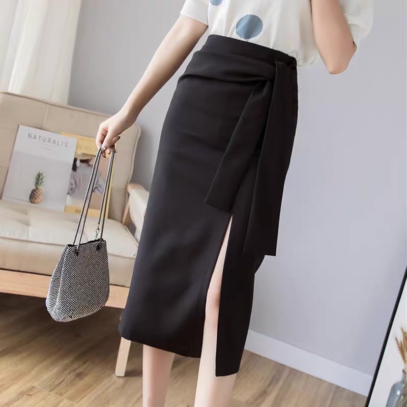 Chân Váy Bút Chì thắt nơ