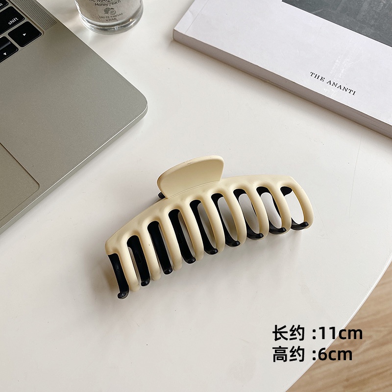 Kẹp tóc hàm cá mập cỡ lớn nhiều màu phong cách Hàn Quốc thời trang dành cho nữ 2021