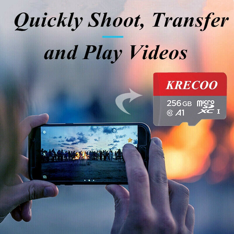 Thẻ Nhớ  Micro Sd Krecoo Tốc Độ Lên Đến 100mb/s Cấp Class10 Dung Lượng 32gb / 64gb / 128gb / 256gb | BigBuy360 - bigbuy360.vn