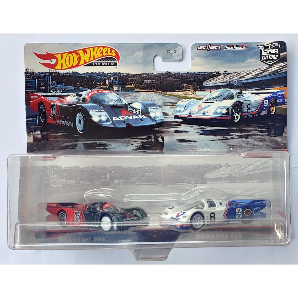 Xe mô hình Hot Wheels Porsche 962 Pack 2
