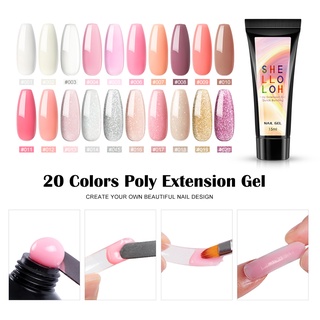 [Hàng mới về] Gel nối móng/đắp móng/sơn móng nghệ thuật 15ml màu sắc thời trang 