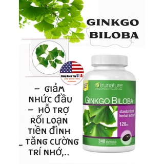 VIÊN UỐNG BỔ NÃO GINKGO BILOBA CỦA MỸ 120MG