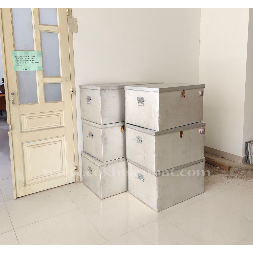 [Hoả tốc 1h] Thùng tôn đựng hồ sơ, thùng đựng tài liệu (kích thước 50 x 35 x 25 cm)