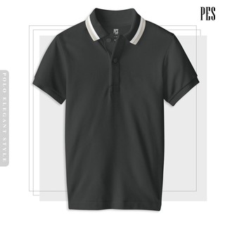 Áo thun Polo Pes Berry màu đen buberry cổ bẻ vải cá sấu Cotton trẻ trung lịch lãm