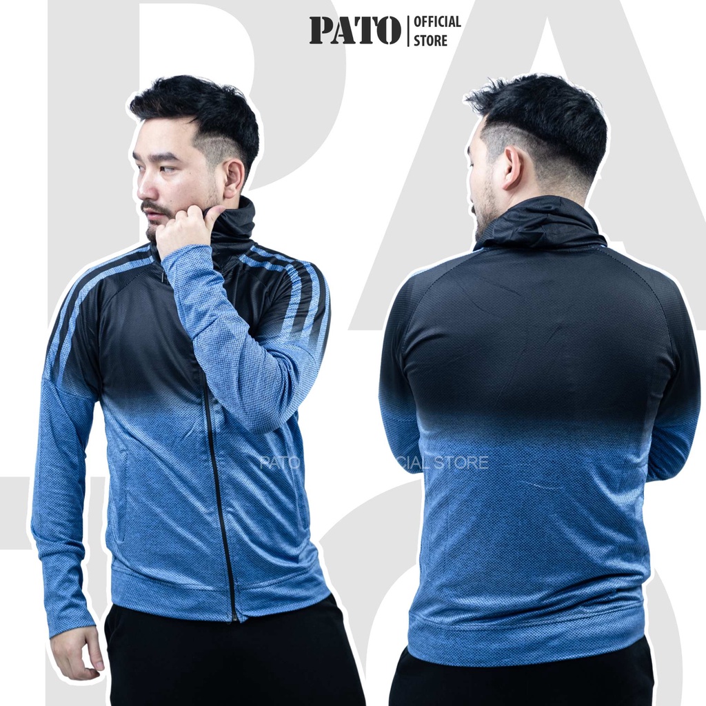 Áo chống nắng nam nữ PATO áo khoác nắng loang 3 sọc viền tay chất hạt xoàn cao cấp