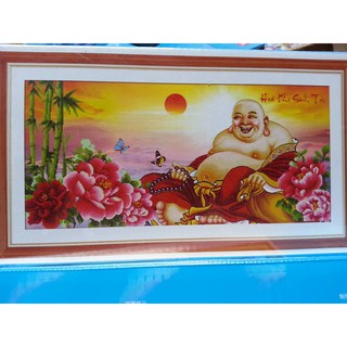 Tranh đính đá phật di lặc YN2016 (chưa đính)