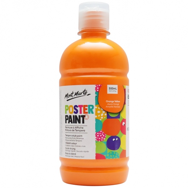 Màu Poster Mont Marte 500 ML MPST0007 - Màu Orange Yellow