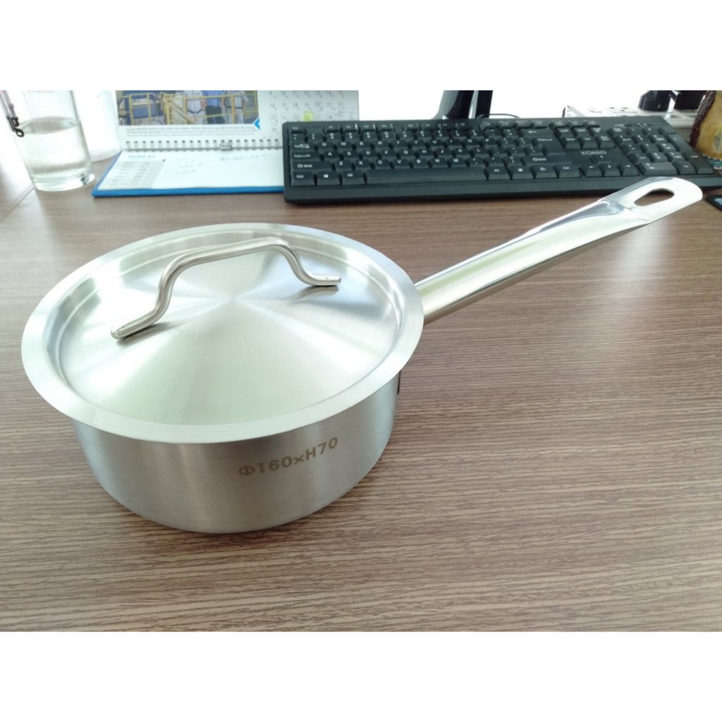 Nồi inox 3 đáy có tay cầm dài