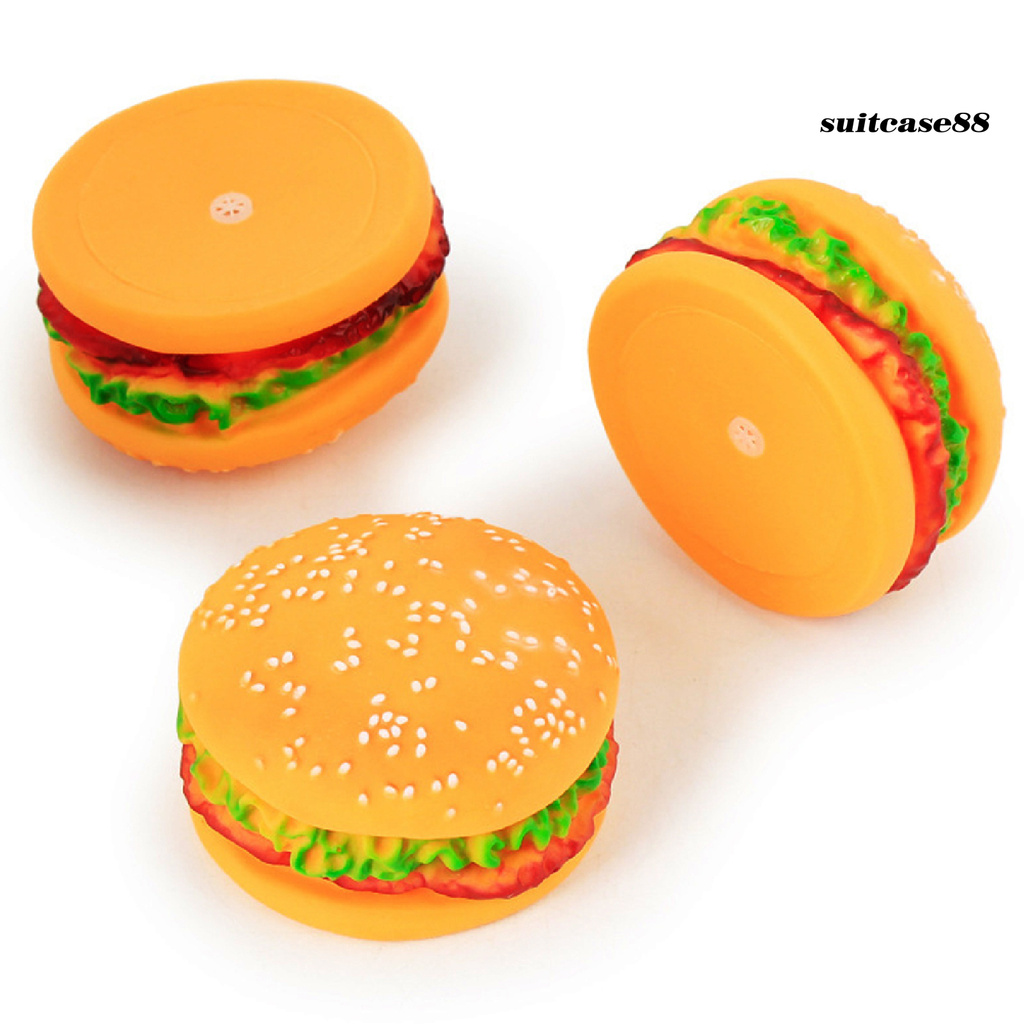 Bánh Hamburger Đồ Chơi Tập Nhai Cho Thú Cưng