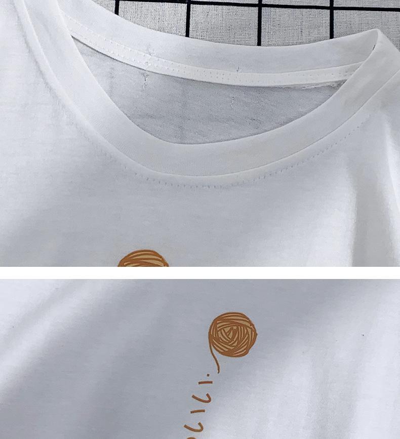 Áo Thun Tay Ngắn In Hình Mèo Dễ Thương Dành Cho Bé Trai 2020