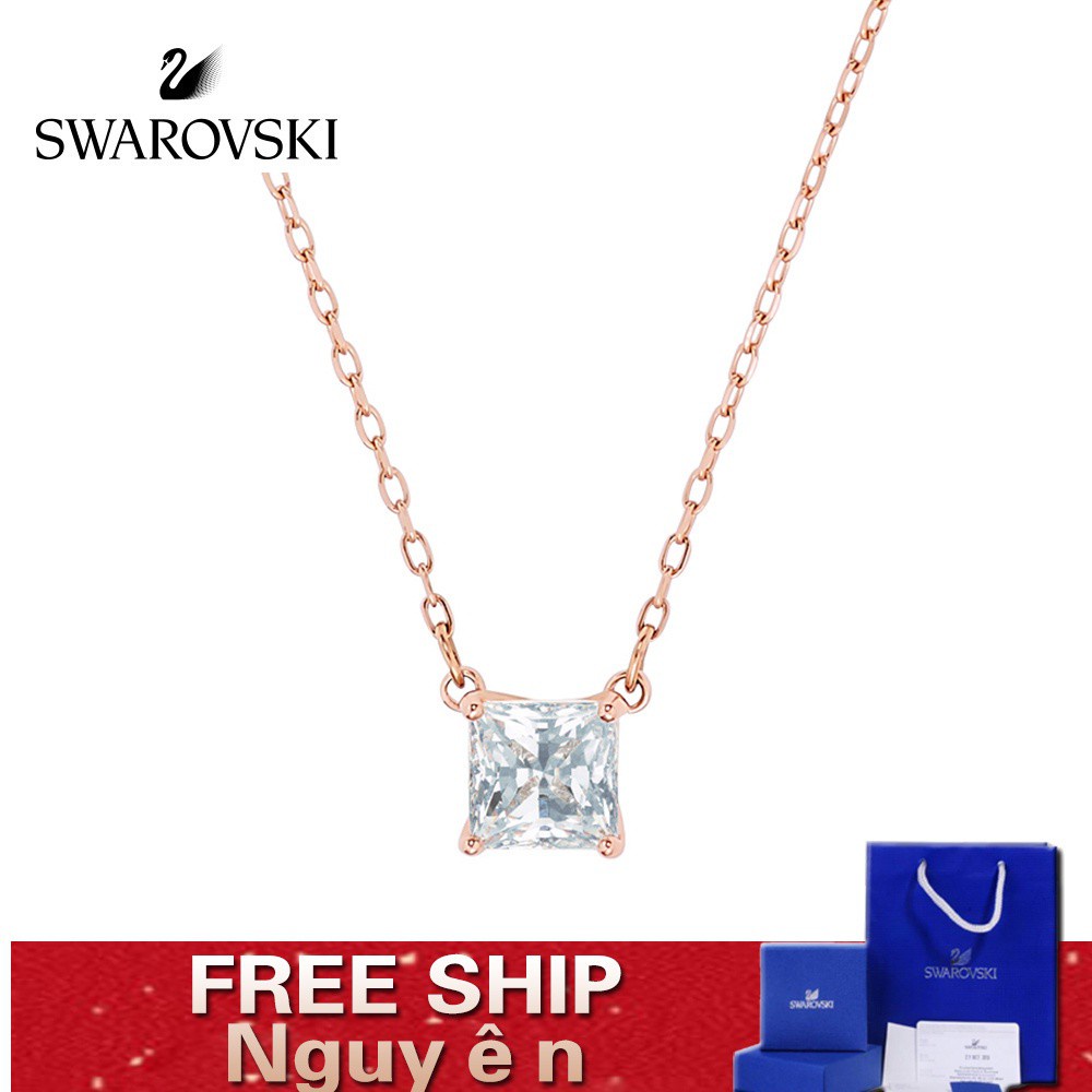 FREE SHIP Dây Chuyền Nữ Swarovski ATTRACT Thiết kế đơn giản Trí tuệ và Tinh tế Necklace Crystal FASHION cá tính Trang sức trang sức đeo THỜI TRANG