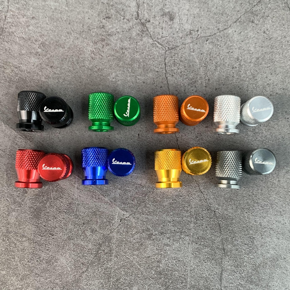 Van lốp xe máy Nắp đậy nắp kín CNC cho Piaggio Vespa GTS GTV LX 60 125 250 300 Primavera Sprint