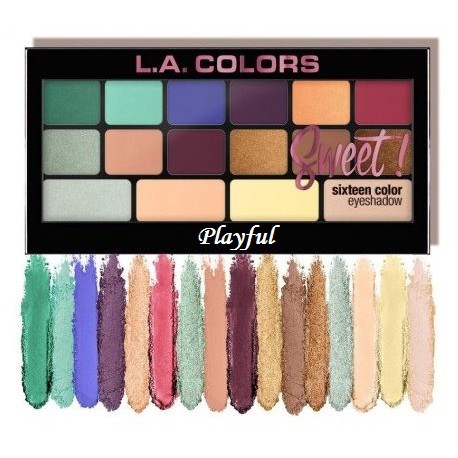 Bảng mắt 16 màu LA colors sweet! sixteen color eyeshadow