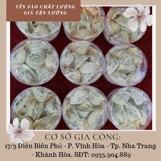 100gr yến thô tổ  nguyên chất. Tổ yến nguyên chất tặng nhíp, táo đỏ, đường phèn, hạt chia