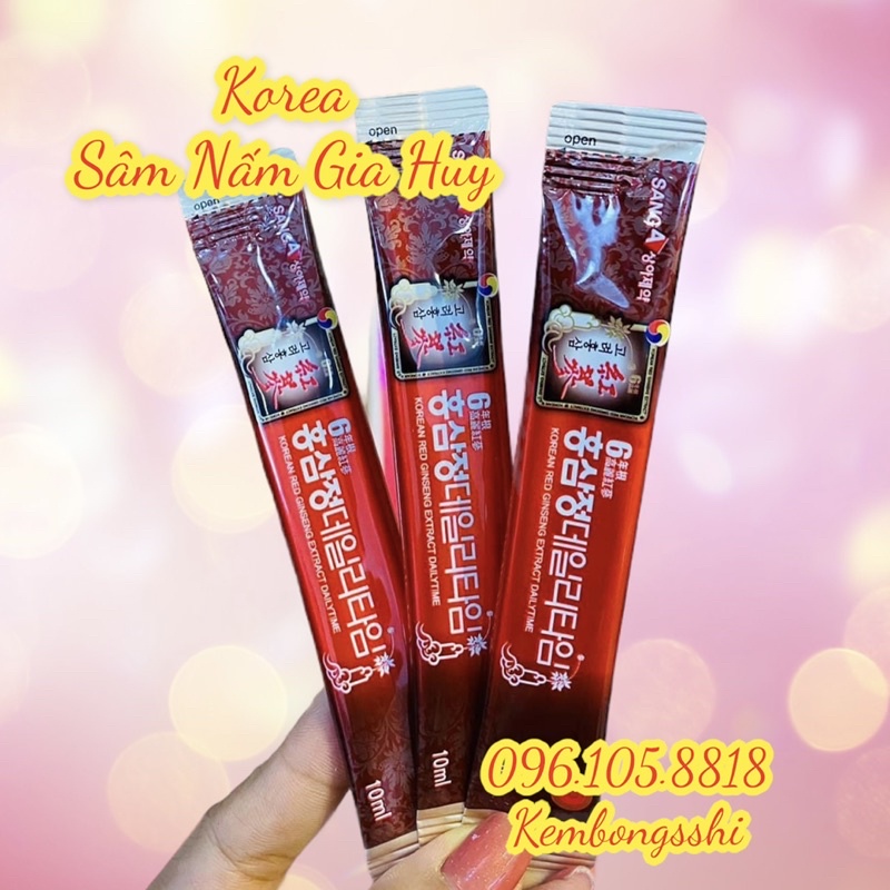 Nước Hồng Sâm Nguyên Chất SANGA Người Lớn Hàn Quốc