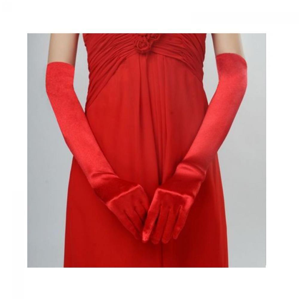 Găng Tay SUENIN Vải Satin Thời Trang Cho Cô Dâu