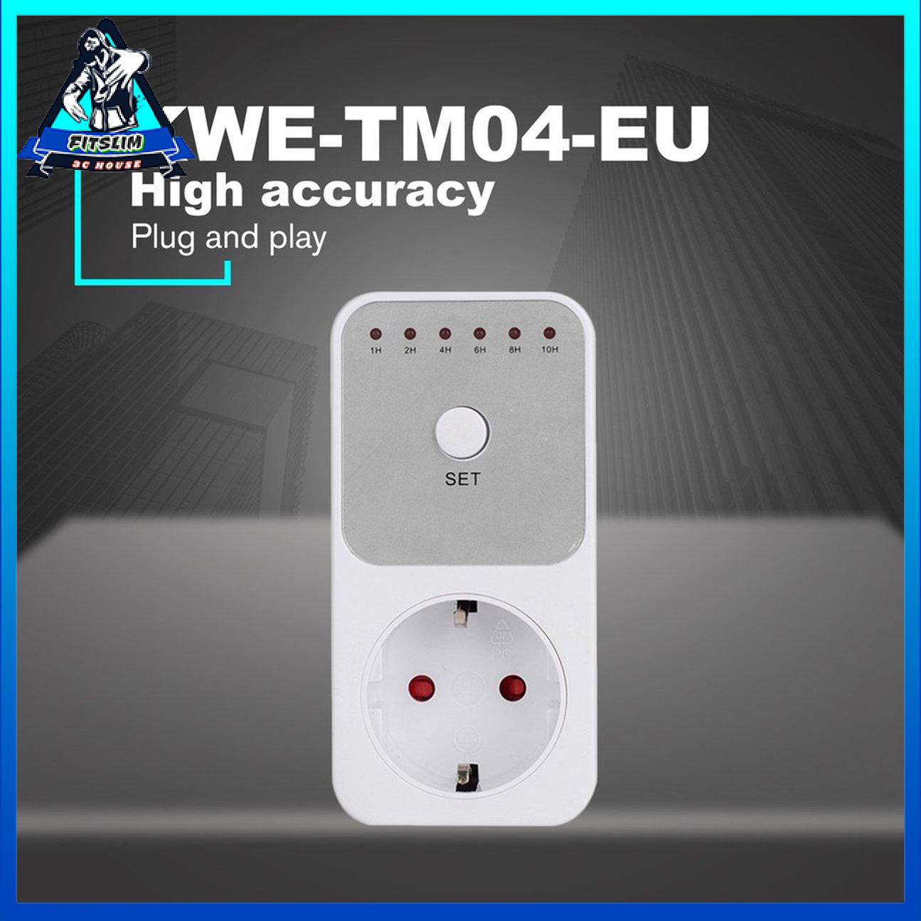 Bộ hẹn giờ đếm ngược đèn LED nhỏ Công tắc ổ cắm Ổ cắm cắm Kiểm soát thời gian Cắm EU