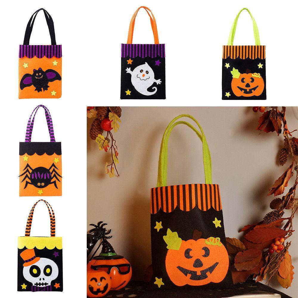 CHOOKEY Túi Đựng Kẹo Halloween Hình Ma Bí Ngô Mới