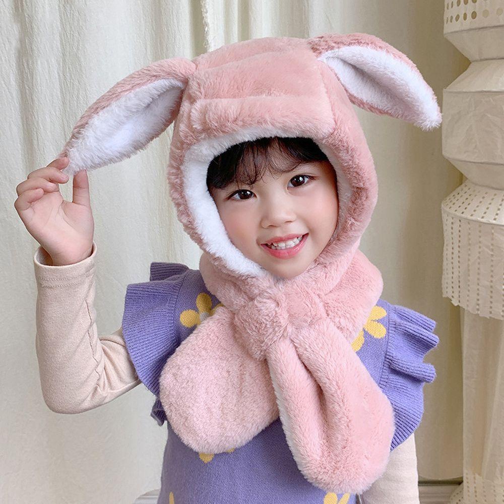 Mũ Tai Thỏ Giữ Ấm Chống Gió Mùa Đông Cho Bé