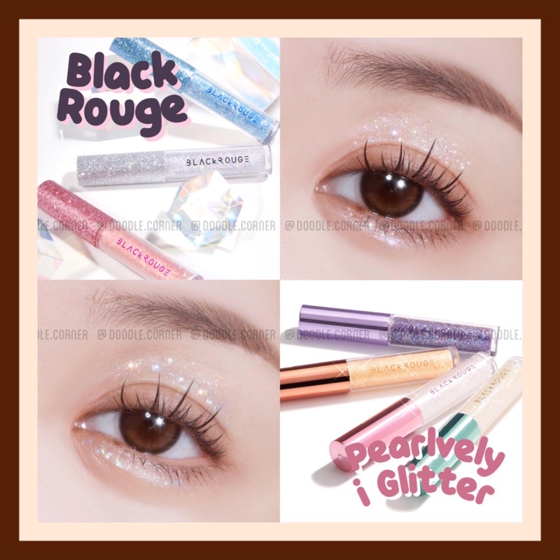 Gel nhũ mắt Black Rouge Pearlvely i Glitter siêu lấp lánh