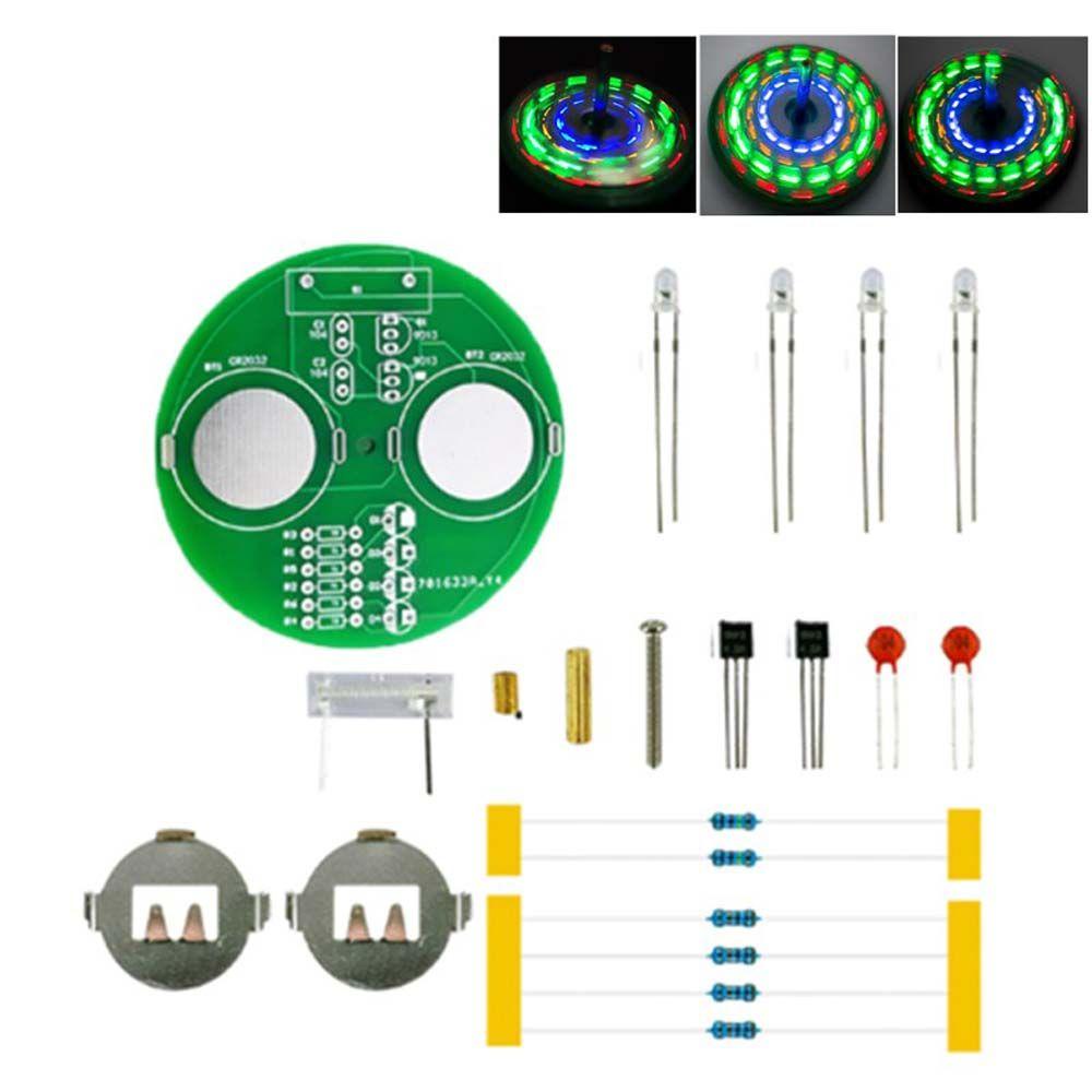 Bộ Mô Đun Gyro Điện Tử Diy Có Đèn LED Và Đèn Lồng Xoay Luyện Tập