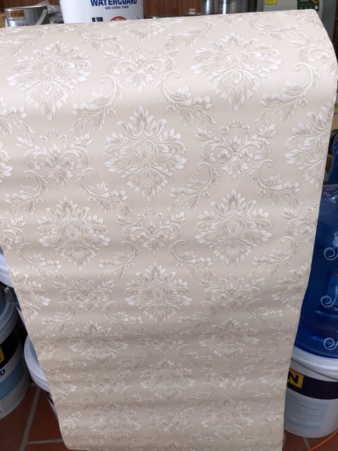 THANH LÝ (Lỗ vốn) giấy dán tường thô lụa in vân nổi 3D chưa sẵn keo xịn đẹp sang trọng khổ 53cm*10 mét | BigBuy360 - bigbuy360.vn