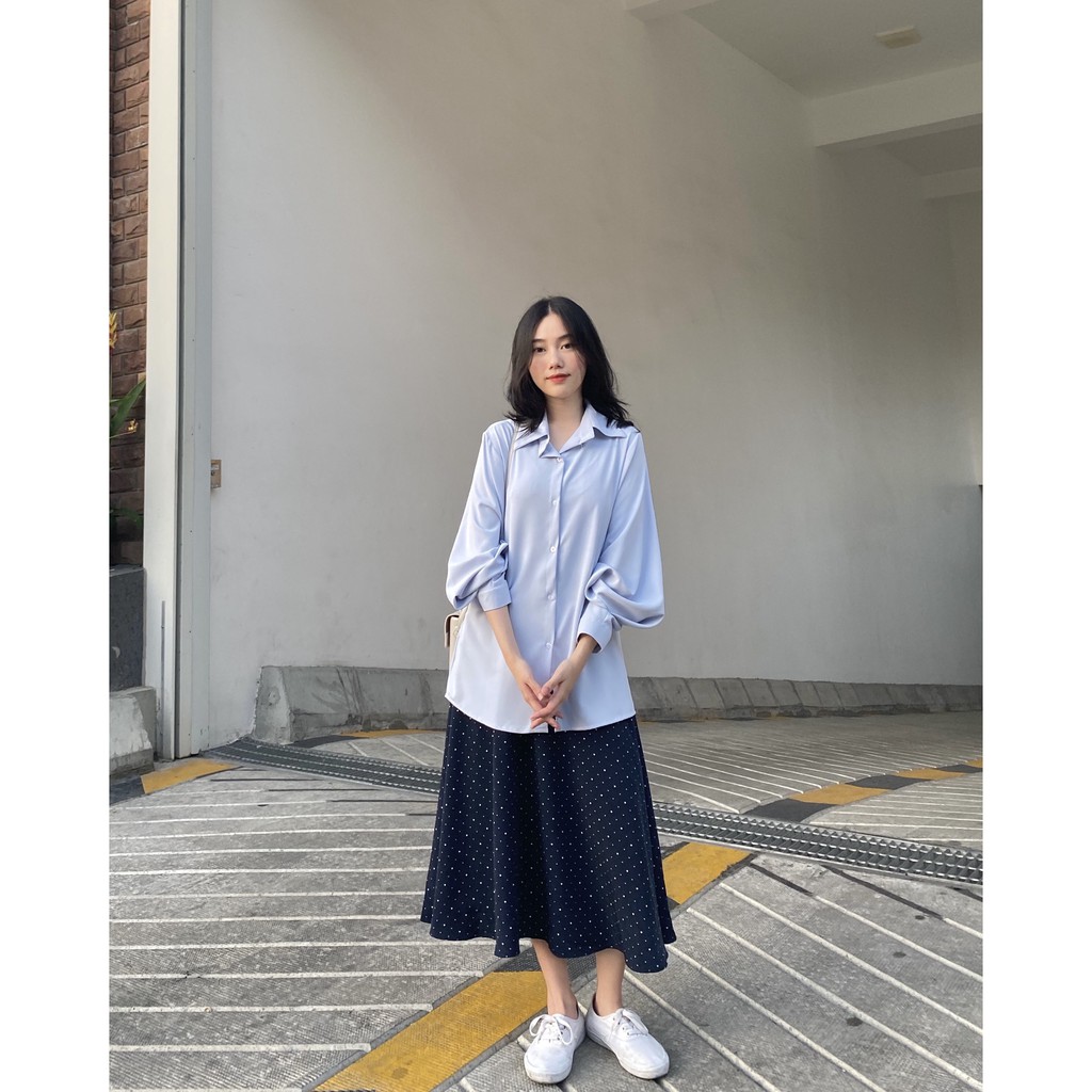 [ẢNH ĐỘC QUYỀN MEGGIE CLOSET] CHÂN VÁY XOÈ VINTAGE PHONG CÁCH ULZZANG | BigBuy360 - bigbuy360.vn