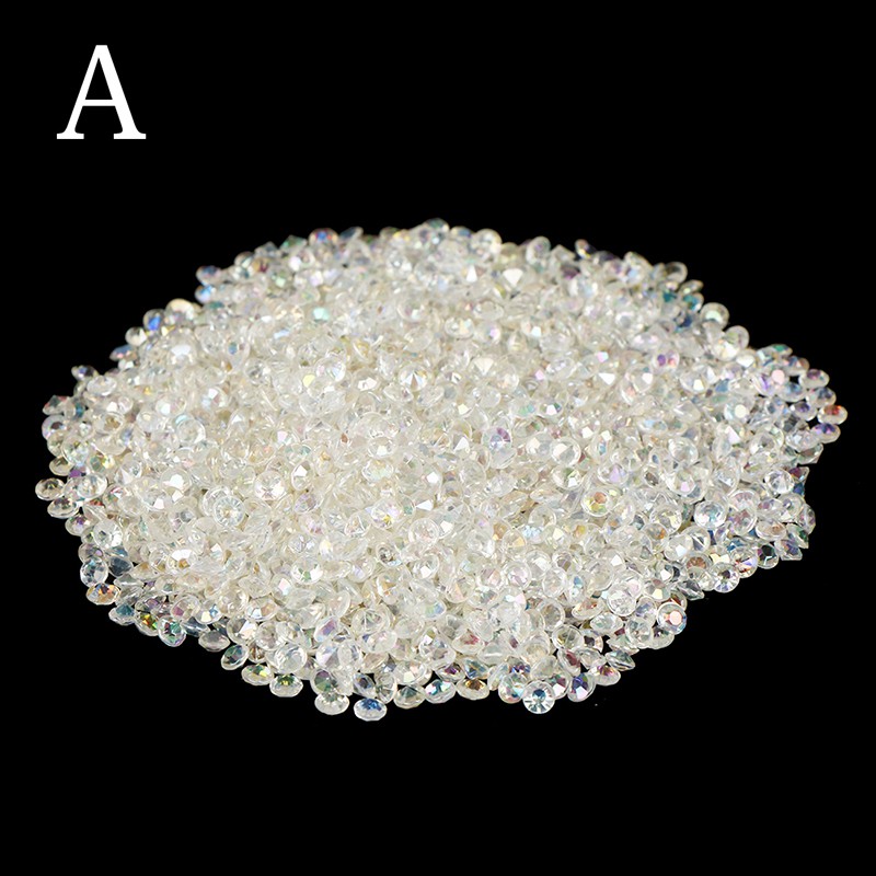 2000 Viên Kim Cương Pha Lê 4.5mm Trang Trí Bàn Tiệc Cưới