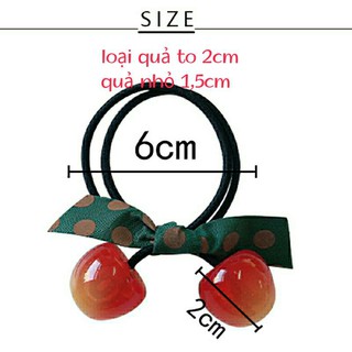cột tóc trái cherry 🍒