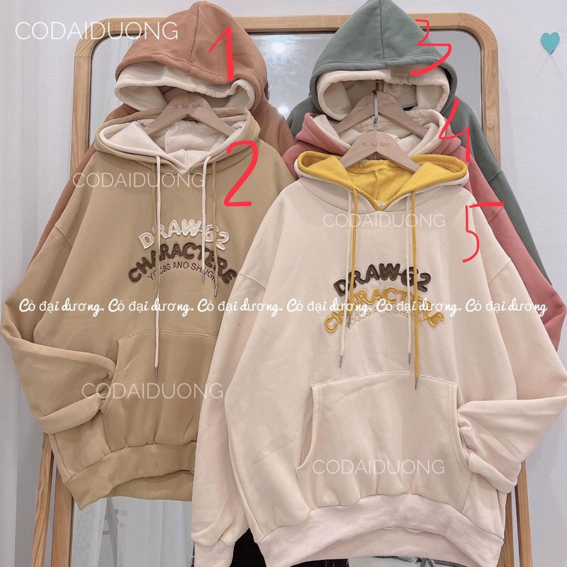 áo nỉ hoodie DRAW-62