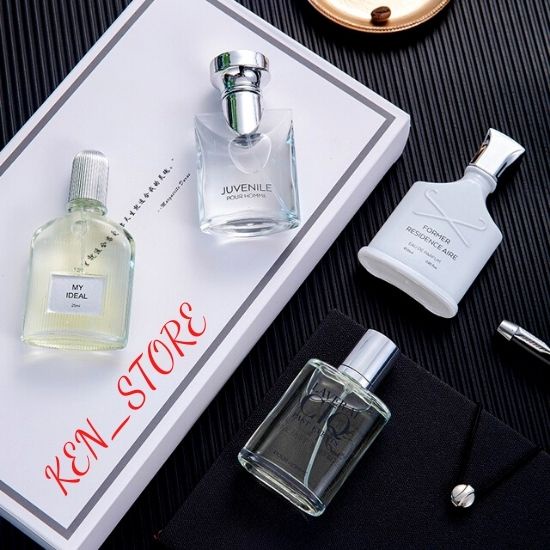 Sét Nước Hoa Nam Chính Hãng Thơm Lâu_ Combo 4 Chai Nước Hoa Nam Tính  25ml Cuốn Hút Thời Thượng