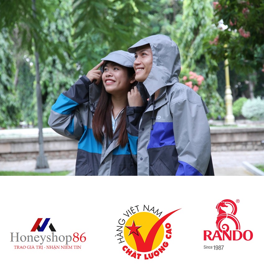 ÁO MƯA BỘ RANDO ECO ASUM-01 THỜI TRANG – THÂN THIỆN VỚI MÔI TRƯỜNG HONEYMART