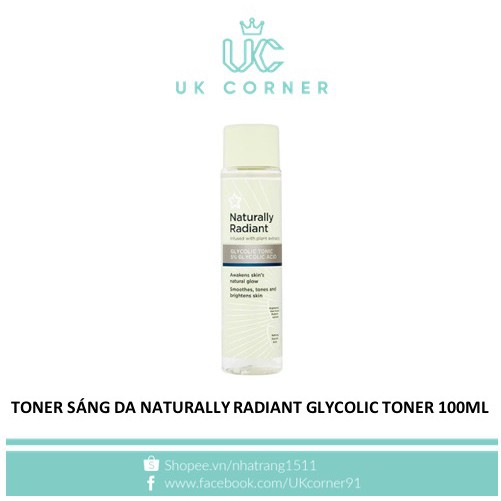 [Mẫu mới] Toner chứa acid Glycolic sáng da Superdrug Naturally Radiant Glycolic | BigBuy360 - bigbuy360.vn