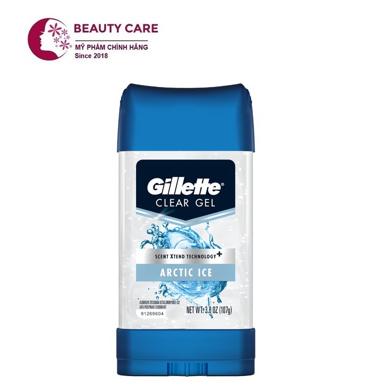 Lăn Khử Mùi Nam Gillette Endurance ARTICLE ICE Clear Gel 107g