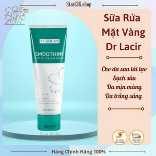 Sữa rửa mặt Dr Lacir sữa rửa măt vàng smoothing gold cleanser cho da nhạy cảm, mỏng yếu, sau tái tạo 150ml