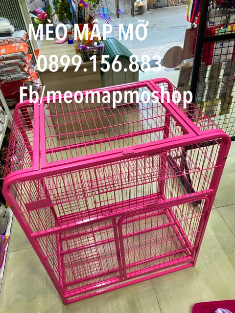 CHUỒNG MÈO 2 tầng (  1m05 * 80 * 50 cm )