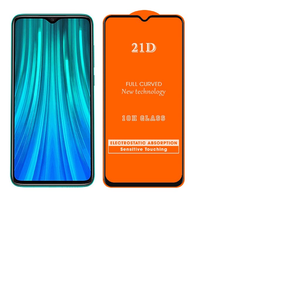 Kính cường lực cho điện thoại Xiaomi Redmi Note 8, Redmi Note 8 Pro hàng 9D xịn Full keo ôm sát viền máy