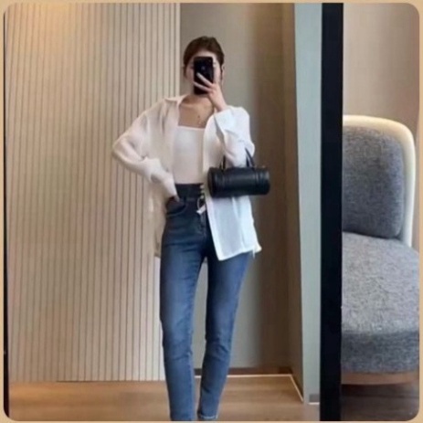 Áo hai dây nữ 100% Cotton , áo 2 dây nữ ngắn croptop dãn dáng ôm siêu xịn xò - kvindstore08