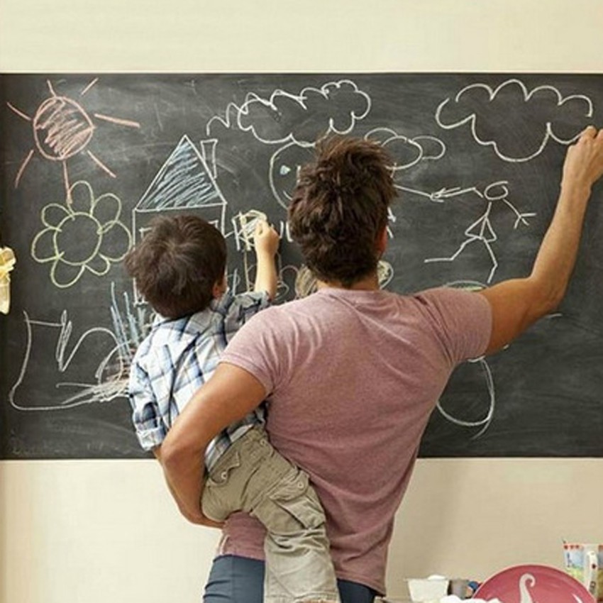 Bảng Đen Viết Dán Tường Cho Bé Học tập