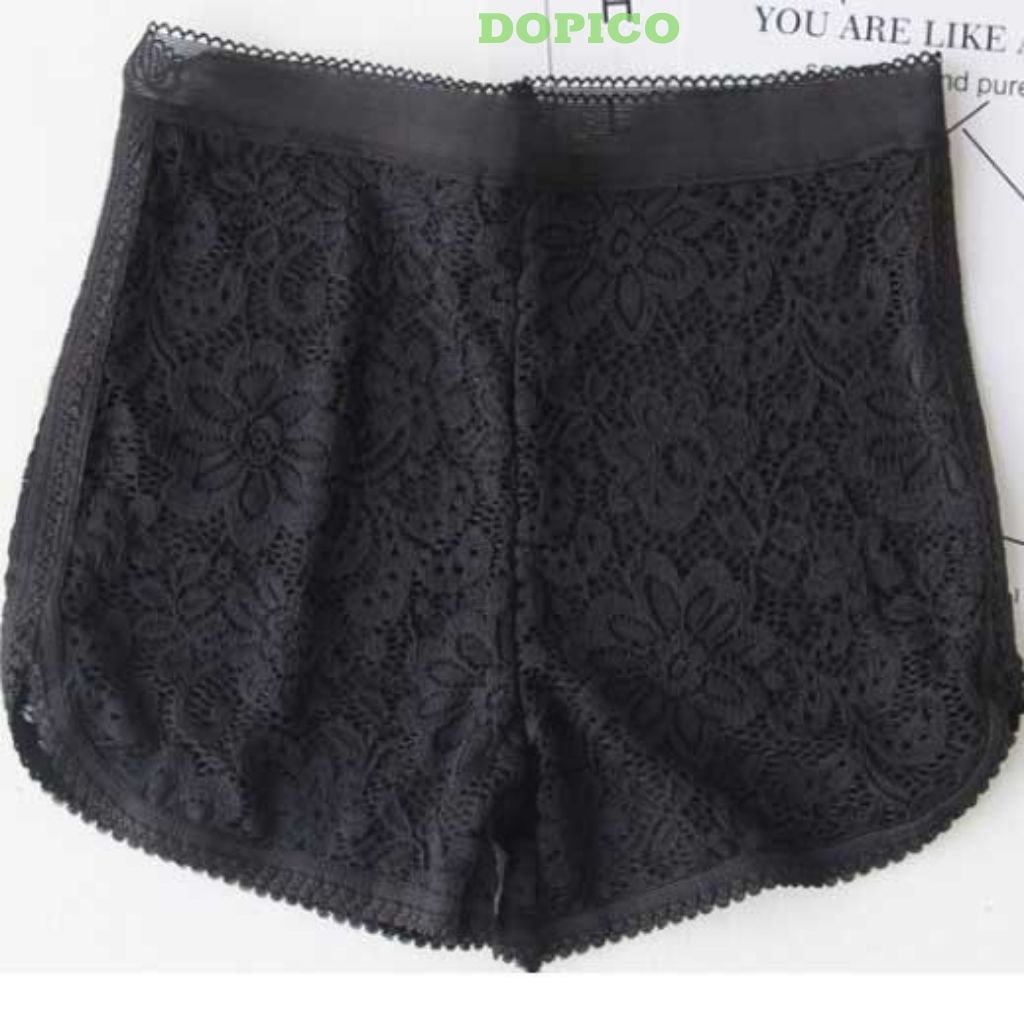 Quần mặc trong váy , quần lót mặc trong váy ren hoa gợi cảm DOPICO V019