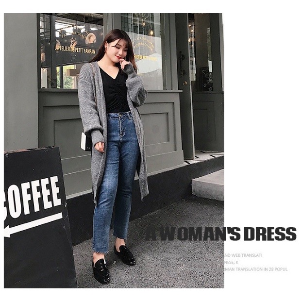 Q706  - Quần jean nữ ôm chất co giãn cho người mập hàng nhập