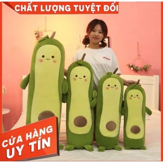 Gấu bông trái bơ, trái bơ nhồi bông, gấu bông xinh, gối ôm cho bé