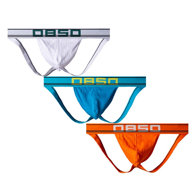 ORLVS Quần lót chữ T cotton lưng thấp gợi cảm dành cho nam bs3131