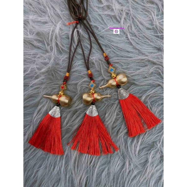 Chuỗi treo bầu hồ lô bằng đồng kích hoạt may mắn trấn trạch phong thủy