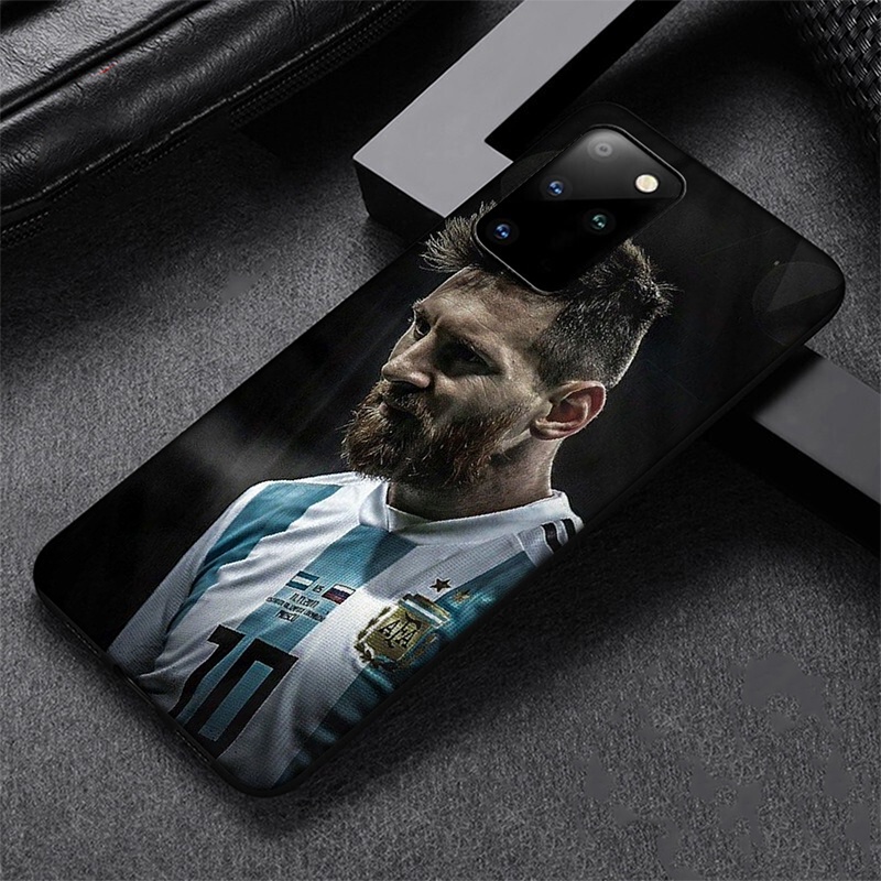 Ốp Điện Thoại tpu Dẻo Họa Tiết lionel messi Cho samsung galaxy a02s a31 a42 note 20 10 9 8 ultra plus lite note20 note10 lh50