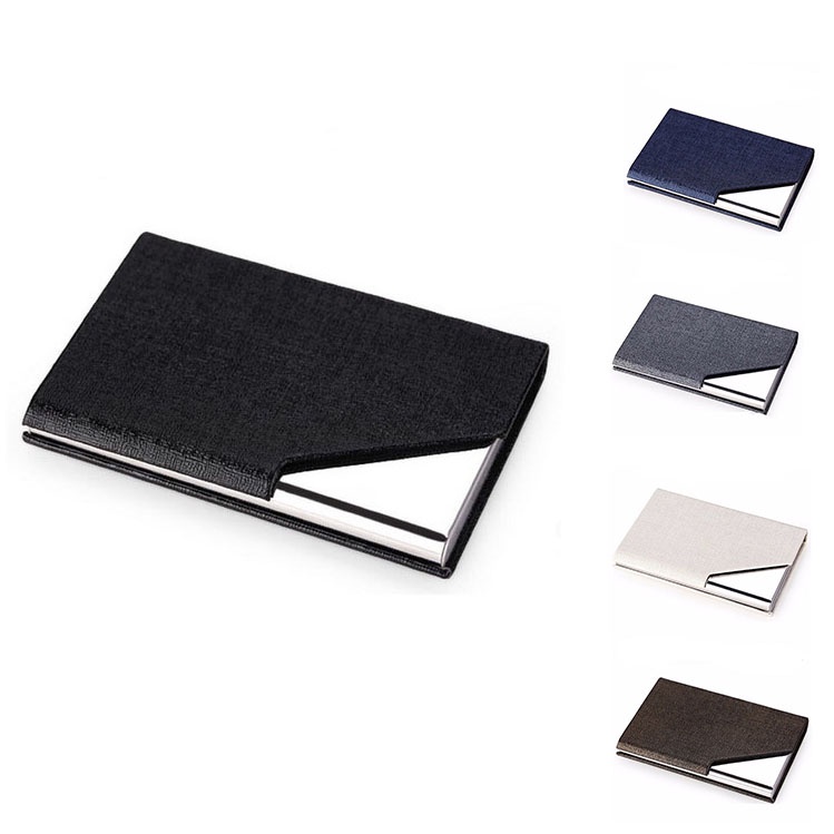 Hộp đựng name card, card visit, đựng thẻ ngân hàng một ngăn chất liệu da cao cấp nhỏ gọn tiện dụng - Go Home