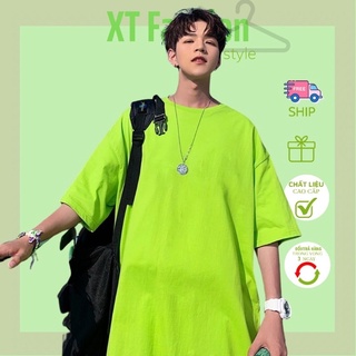 Áo Thun Unisex-Áo thun màu xanh -Áo Thun Form rộng Freesize-Áo thun tay lỡ