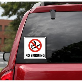 🚗 Decal, tem dán No smoking không hút thuốc