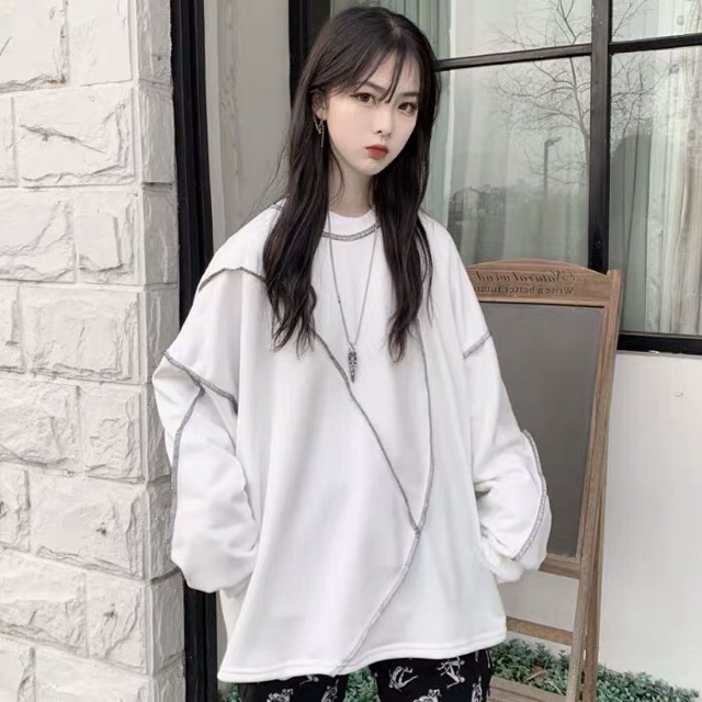 [ORDER TAOBAO] Áo sweater ulzzang viền có sẳn